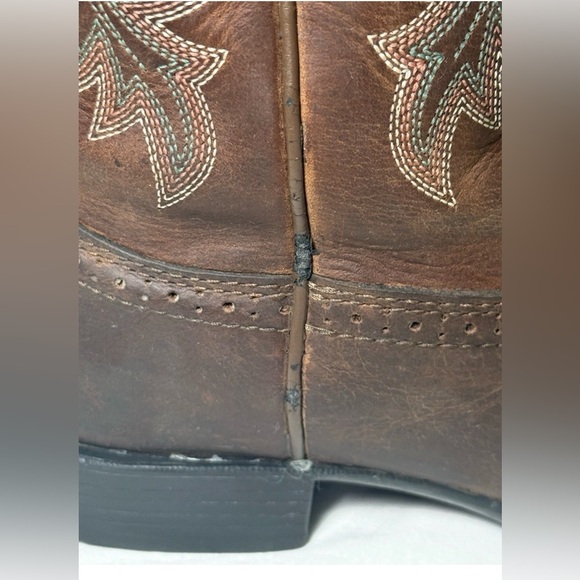 Ariat Fatbaby Heritage Stockman Western Boots Brown Leather Womens 8B 10001605 - Picture 10 of 11